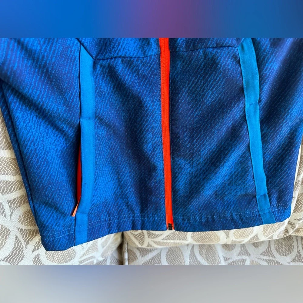Champion Boy’s C9 Blue Softshell Orange Fleece-Lined Jacket Size XS 4-5